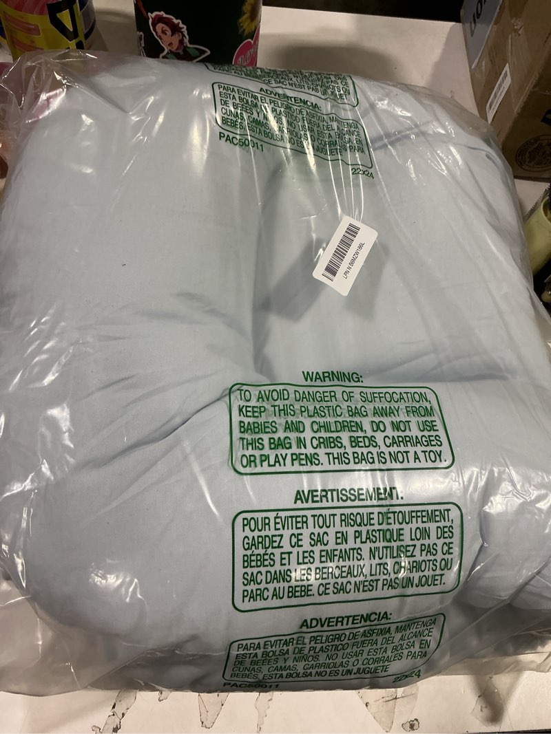 Condition photo showing Good Condition for Baby Lounger - Baby Lounger for Newborn, 0-24 Months, Infant Lounger for Home and Travel, Soft Cotton, Baby Nest Lounger, Newborn Babies Essentials Gifts, ZumaBlue (Lounger Cover Included) Zuma Blue