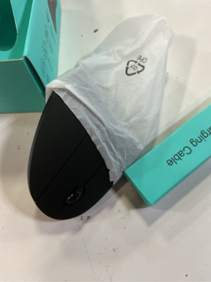 Condition photo showing Good Condition for Ergonomic Mouse, LEKVEY Vertical Wireless Mouse - Rechargeable 2.4G Optical Vertical Mice : 3 Adjustable DPI 800/1200/1600 Levels 6 Buttons, for Laptop, Mac, PC, Computer, Desktop, Notebook etc, Black Black Wireless USB