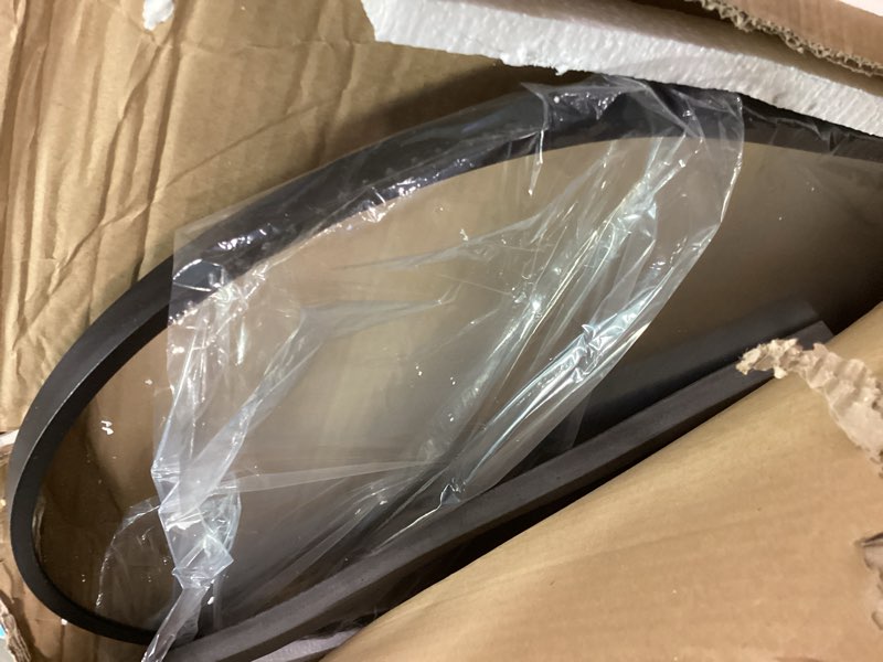 Condition photo showing New/Like New for Delma Arched Mirror Full Length,Standing Mirror Full Body,Large Floor with Stand for Wall Entryway D