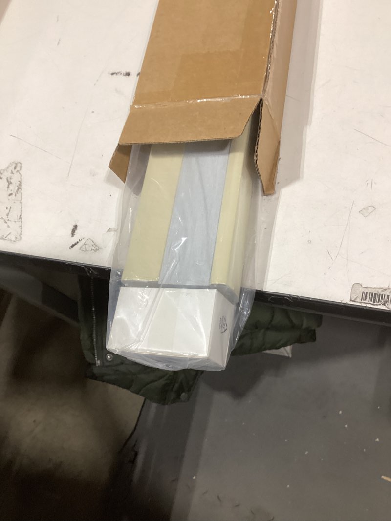 Condition photo showing New/Like New for LazBlinds Cordless Cellular Shades, Blackout Privacy Honeycomb Shades for Home, Thermal Insulation Noise Reduction Blinds for Windows, 32'' W x 48'' H, Cream Blackout-cream 32'' W x 48'' H
