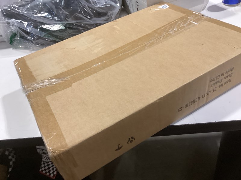 Condition photo showing New/Like New for onlyfire universal stainless steel griddle for most bbq grills with removable handles, 18"×12.5" 18"w × 12.5"d