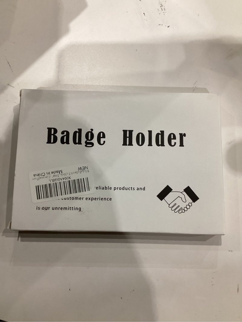 Condition photo showing New/Like New for 3 Pack Sliding ID Badge Holder Hard Black Horizontal Plastic Card Case Protector Pouch with Clear Window for School ID Credit Cards Proximity Driver’s Passes Car Key Cards and Licenses Christmas Gift