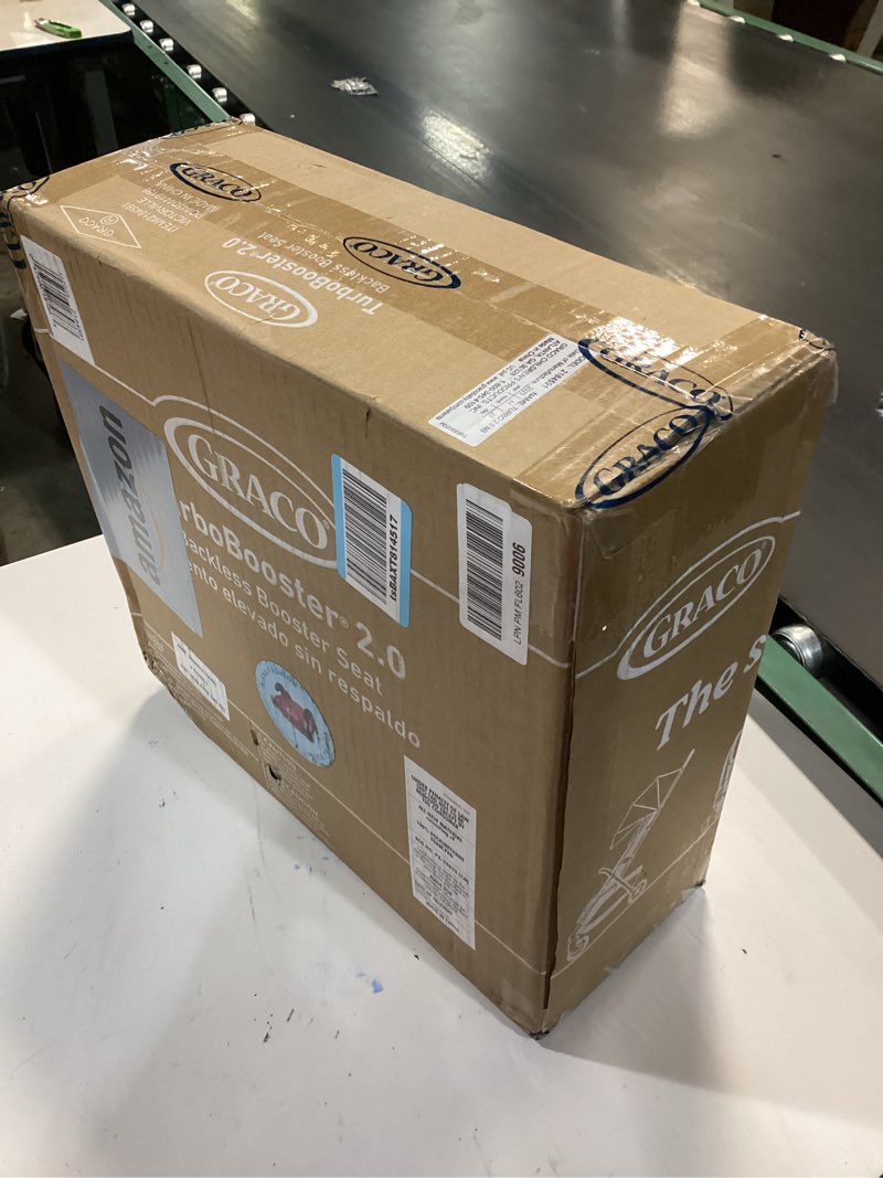 Condition photo showing New/Like New for Graco TurboBooster 2.0 Backless Booster Car Seat, Trisha, Easy to Clean with Halfway Cup Holders