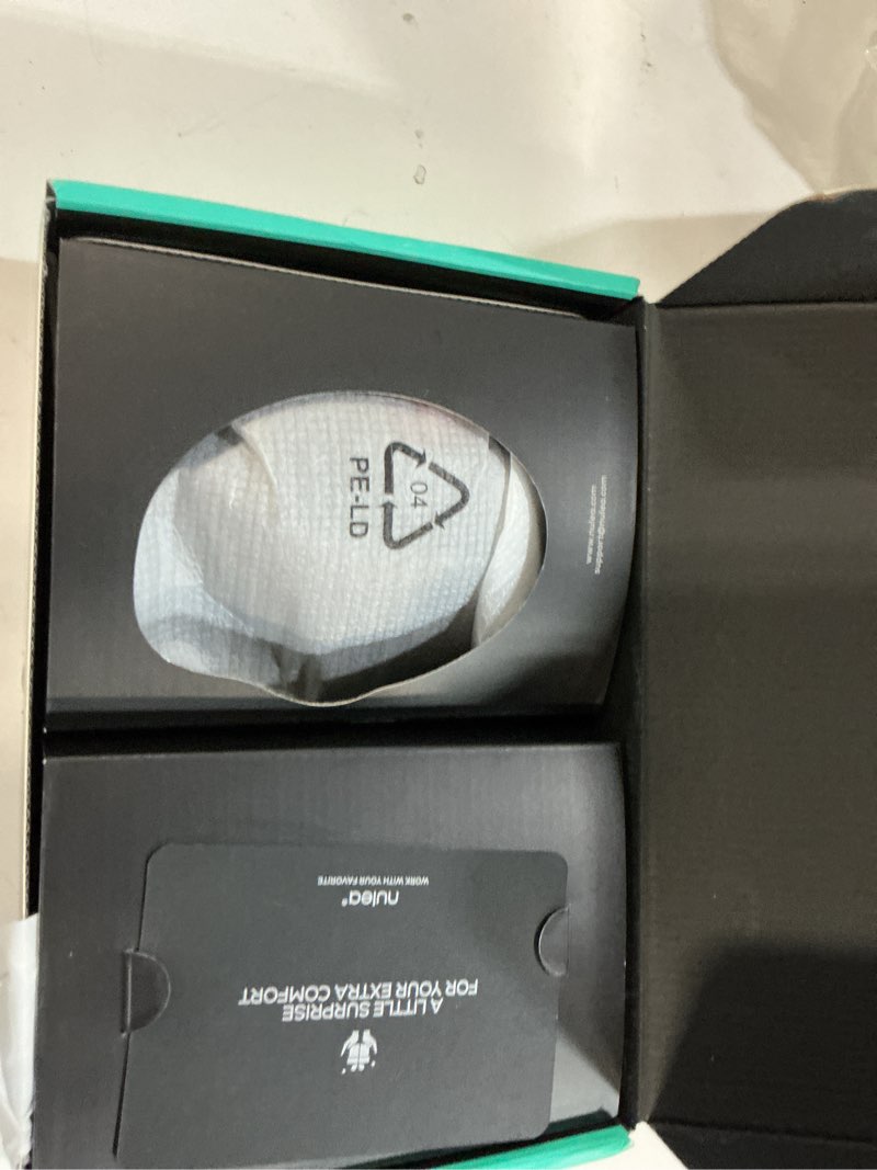 Condition photo showing New/Like New for nulea m501 wireless trackball mouse, rechargeable ergonomic, easy thumb control, precise & smooth tracking, 3 device connection (bluetooth or usb receiver), compatible for pc, laptop, mac, windows. a-red
