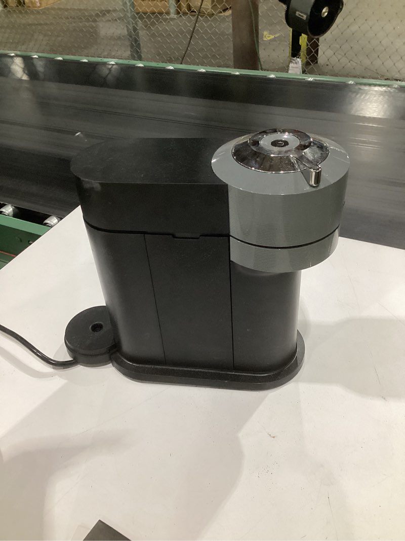 Condition photo showing As Is for (used, incomplete parts)nespresso vertuo next coffee and espresso machine by de'longhi with milk frother, 8 ounces, dark grey machine + frother dark gray