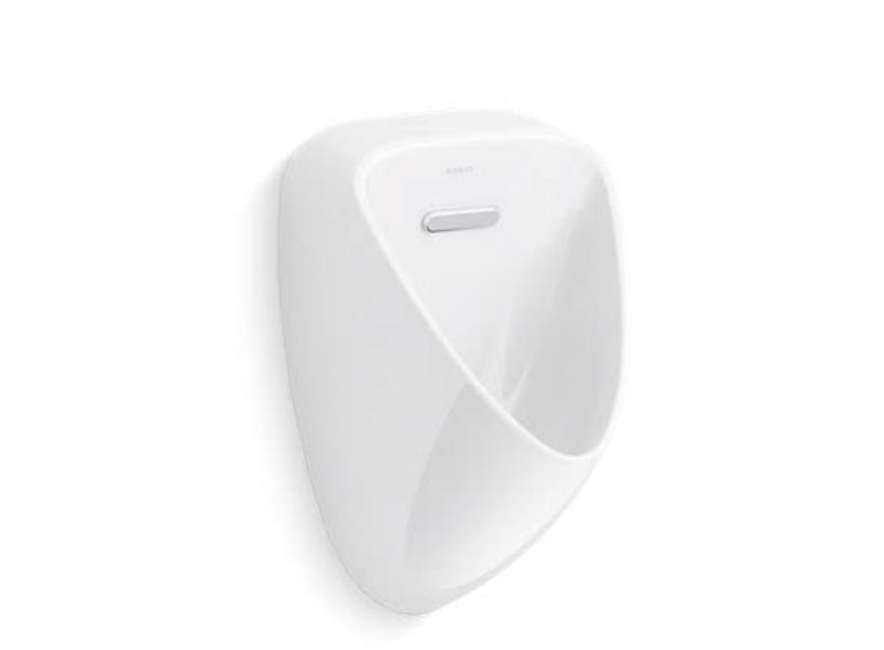 Kohler, 20713-ER-0, Tend 0.125 GPF Contemporary Washout Urinal with Rear Spud, White