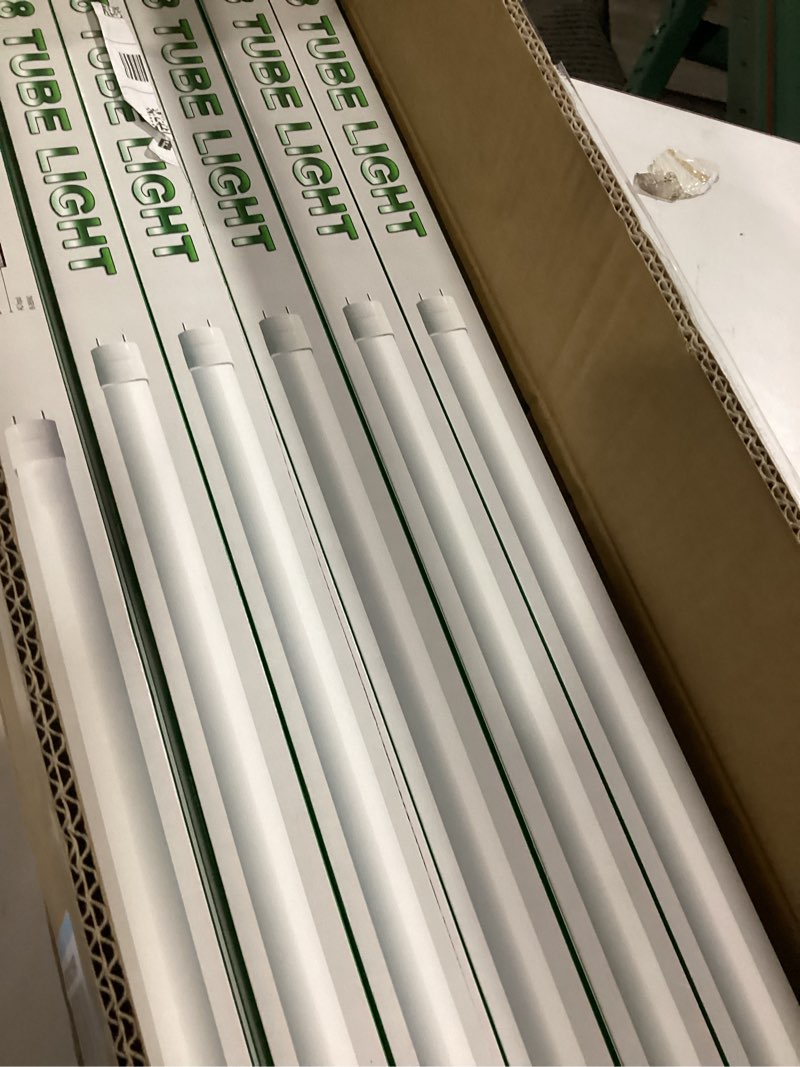 Condition photo showing Good Condition for Led Tube Lights 4ft, 4 Foot Led Bulbs 24-Pack 28W 5000K 4000lm Daylight T8 T10 T12 Fluorescent Replacement Dual Ended Power Clear Lens