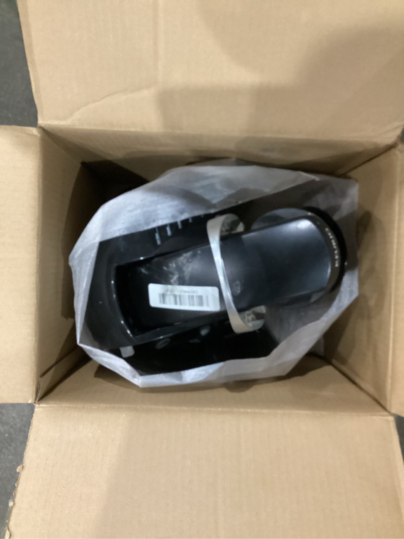 Condition photo showing As Is for keurig k-compact single-serve k-cup pod coffee maker, with 3 brew sizes, smart start feature, 36oz removable reservoir, black