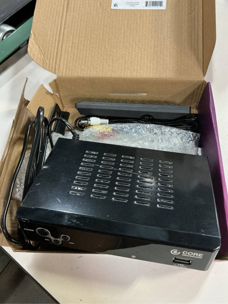 Condition photo showing Good Condition for core innovations ctcb105 over the air digital tv converter & dvr box