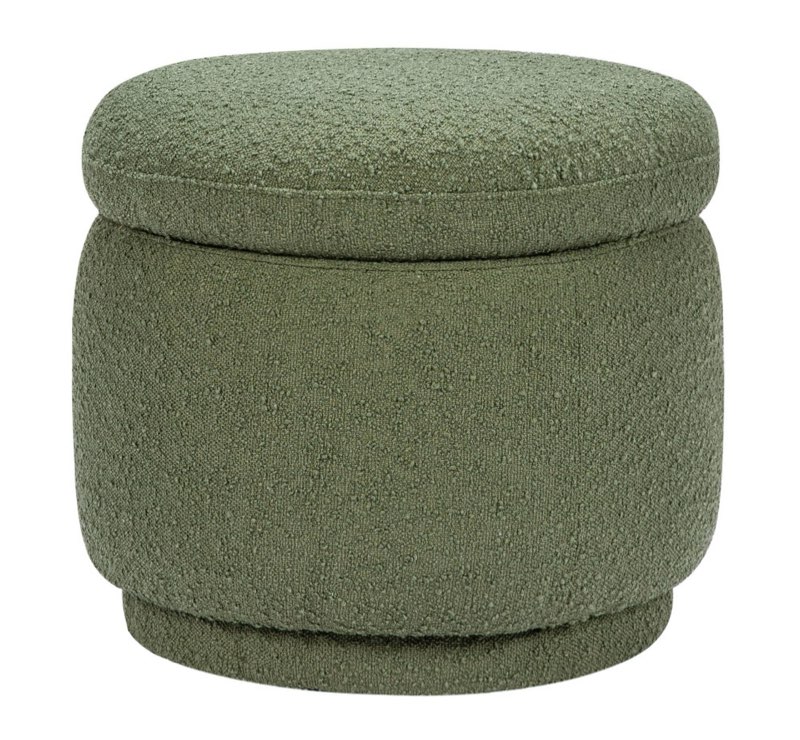 Babyletto Enoki Storage Ottoman - Olive Boucle