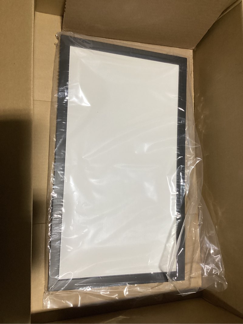 Condition photo showing Good Condition for 11x20 Frame Black Real Wood Picture Frame Width 0.75 Inches | Interior Frame Depth 0.5 Inches | Black Mid Century Photo Frame Complete with UV Acrylic, Foam Board Backing & Hanging Hardware