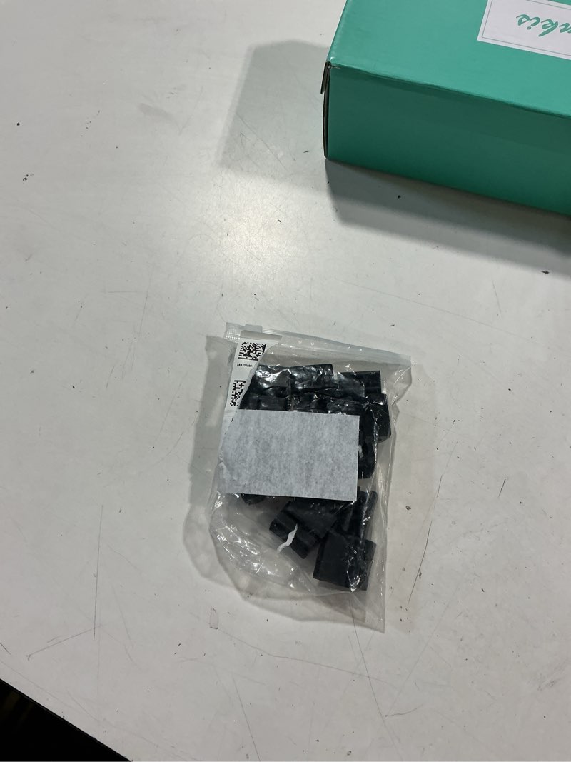 Condition photo showing Good Condition for rectangle u shaped chair leg tips caps with felt pads,furniture feet protector slide smoothly glides no scratches no noise protect hardwood floor,fit 12mm(15/32inch) diameter tubular leg (black 24pcs) 12mm(15/32inch)-diameter 24pack-black