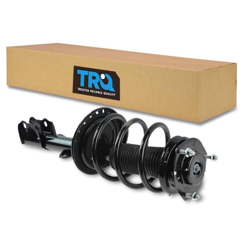 (2 pcs)trq front left complete strut & coil spring assembly drivers side fits select 2010-2015 lexus rx350 rx450h