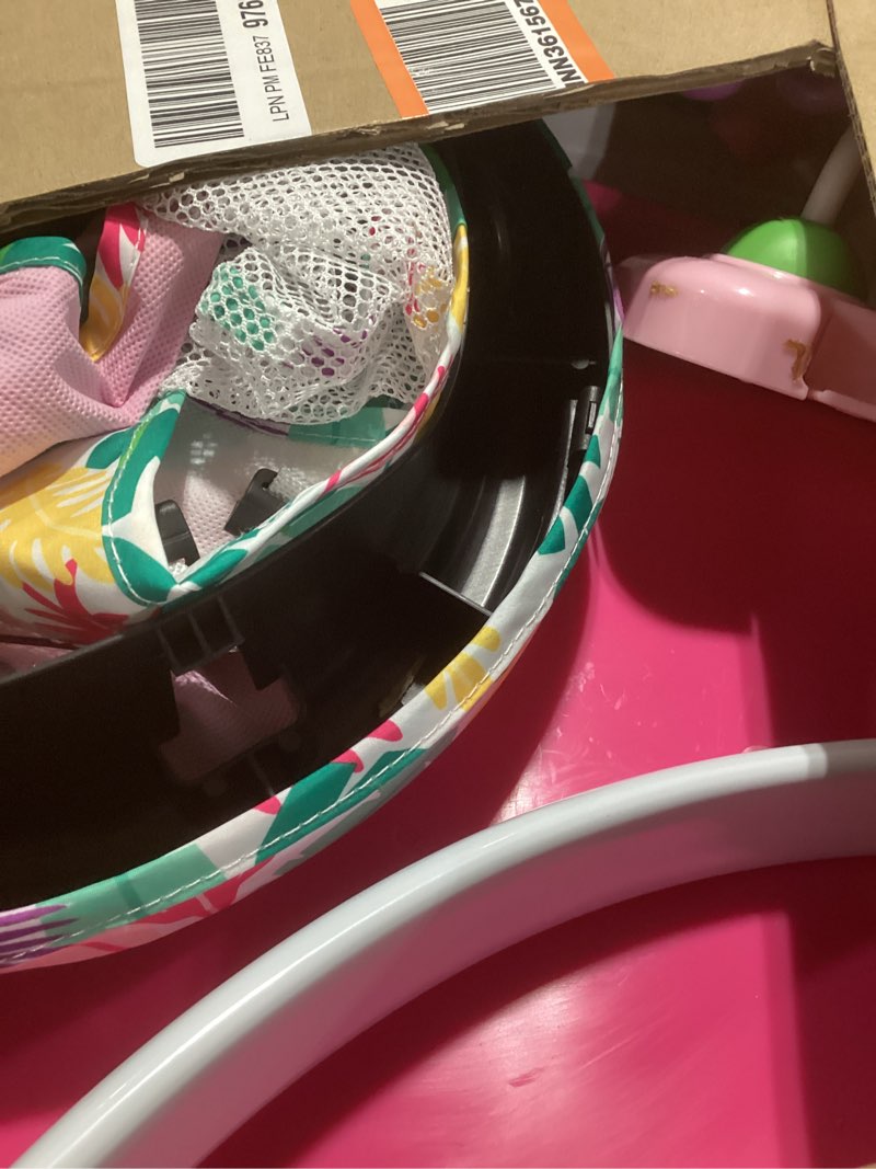 Condition photo showing Good Condition for Bright Starts Bounce Bounce Baby 2-in-1 Activity Jumper & Table - Playful Palms