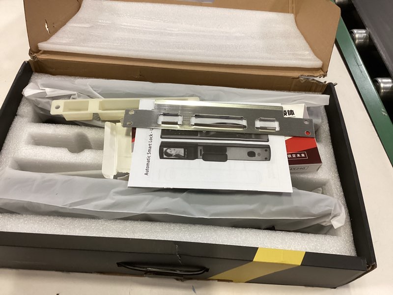 Condition photo showing Good Condition for 3D Face Recognition Door Lock with Lockbody, Video Smart Lock with Camera&Doorbell, Front Door Keyless Entry Lock, WiFi&Tuya APP Control/Fingerprint/IC Card/Password/Keys