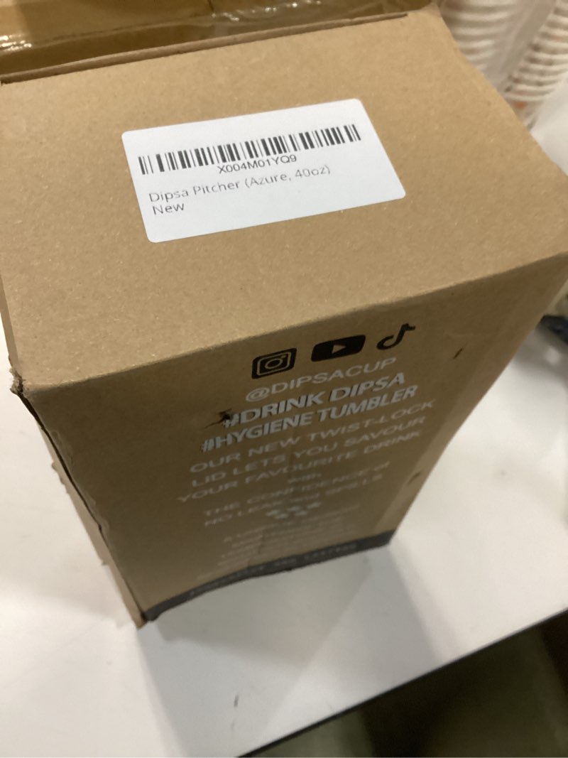 Condition photo showing New/Like New for 40 Oz Insulated Tumbler with Handle and Straw Lid | Leakproof Stainless Steel Double Wall Travel Vacuum Mug with Twisted Straw Lid | Keeps Hot/Cold for 10+ Hours