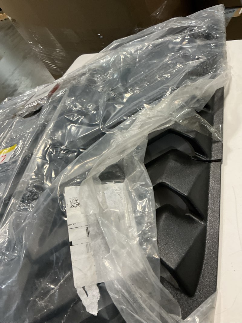 Condition photo showing As Is for rear window louver for ford mustang 2015 2016 2017 2018 2019 2020 2021 2022 2023 2024 2025 2026 windshield scoop sun shade cover vent exterior accessories gt lambo style all weather abs (matte black)
