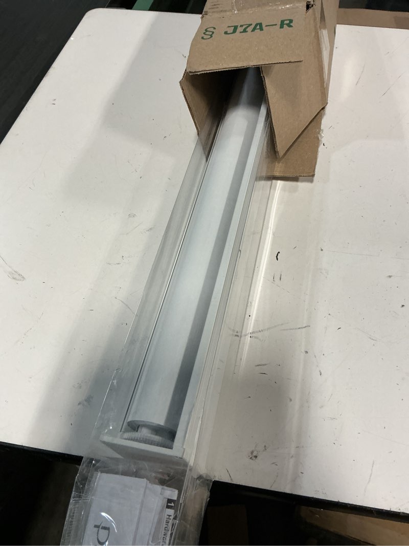 Condition photo showing Good Condition for persilux free-stop cordless roller shades for windows light filtering shades, 5% openness solar screen semi sheer roller blinds uv protection for office and home. easy to install 39" w x 72" h, white 39"w x 72"h white