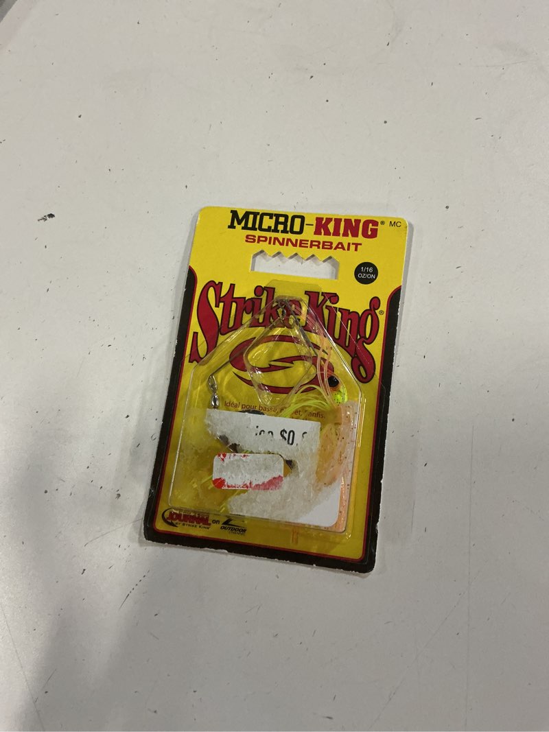 Condition photo showing New/Like New for strike king micro-king sun perch head & skirt