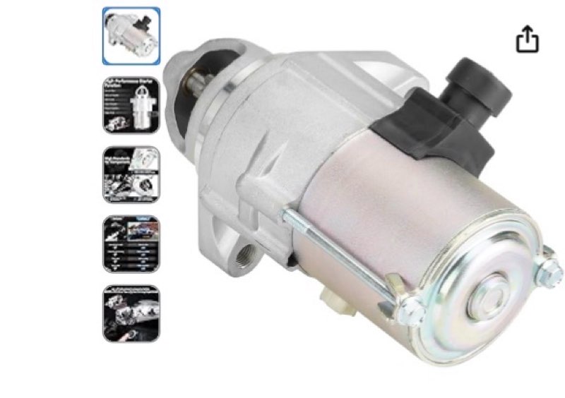 YBDDZH New Starter Motor Replacement Compatible with 2015-2017 Fit 1.5L L4 DOHC Engine & 2018-2020 F