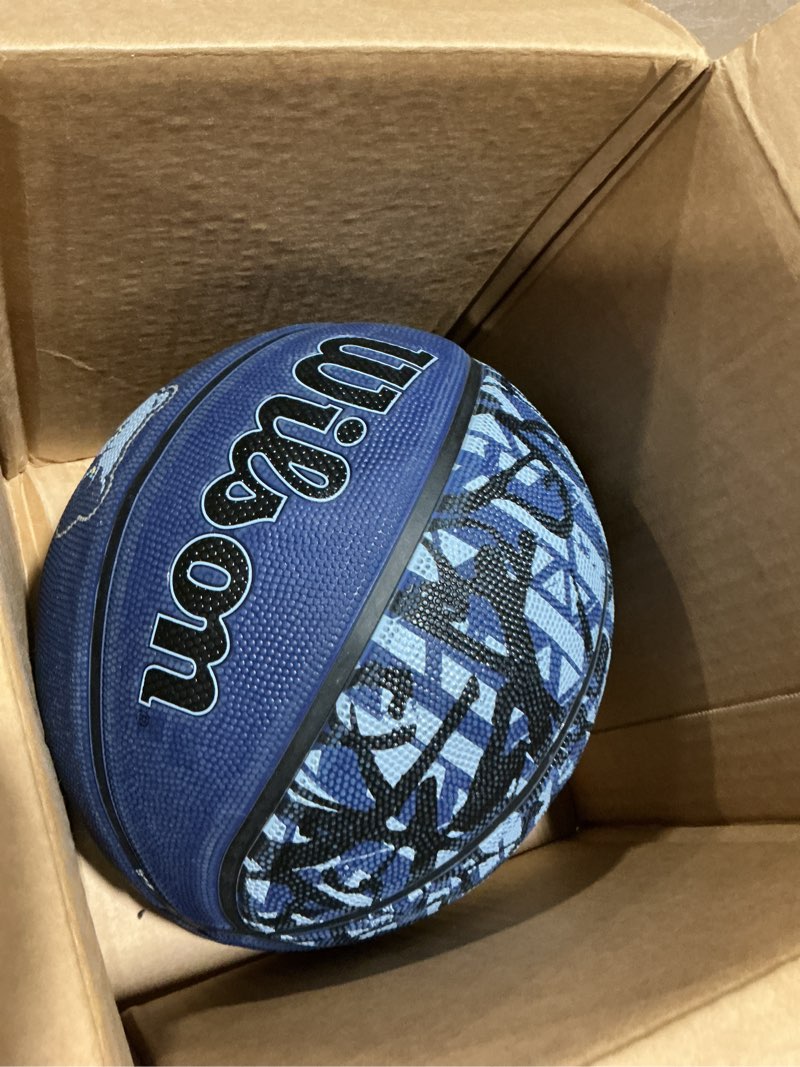 Condition photo showing As Is for wilson nba team graffiti basketballs memphis grizzlies