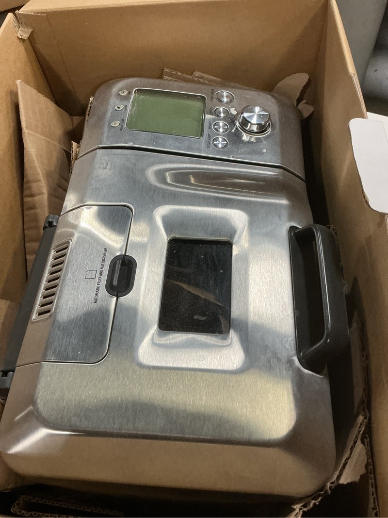 Condition photo showing As Is for Breville BBM800XL Custom Loaf Bread Maker Machine, Brushed Stainless Steel