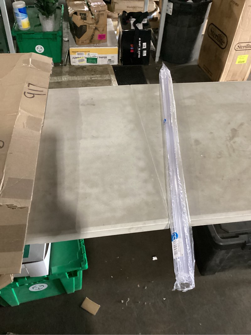 Condition photo showing Good Condition for premium frameless shower door bottom seal strip for glass doors - shower door seal sweep (1/2” x 39”, clear vinyl) 1/2”x 39”