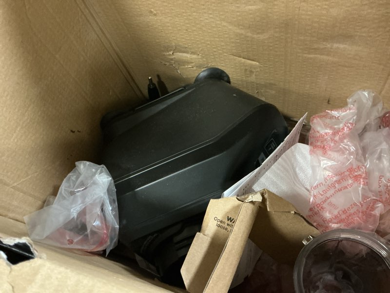 Condition photo showing As Is for (Incomplete Ninja Kitchen System | 8-Cup Food Processor Bowl & 72 oz. Blender All-in-One | With (2) 16 oz. To-Go Cups | For Smoothies, Ice Crushing, Dough & More | 1500 Watt | Black | BL770 Pitcher + Bowl + (2) 16-oz. Cups