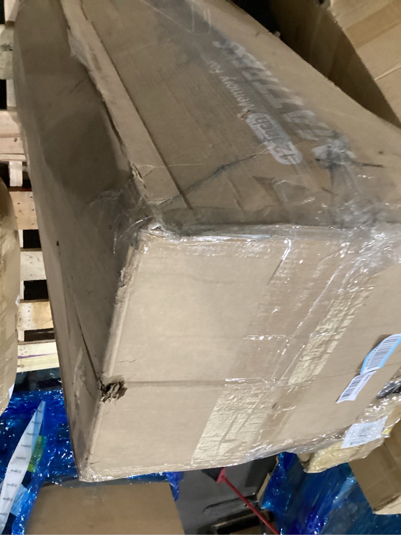 Condition photo showing As Is for EGOHOME King Size Memory Foam Mattress, 12 Inch Bed Mattress in a Box with Cooling Green Tea Gel, Relieve Pressure with Medium Support, CertiPUR-US Certified, 80''L x 76''W, White 12 Inch King