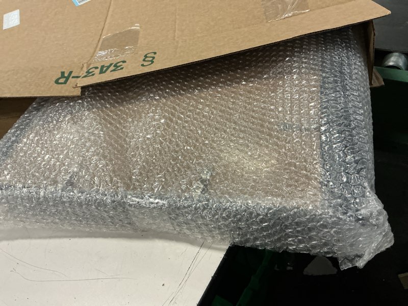 Condition photo showing Good Condition for upsimples 16x16 picture frame set of 3, made of high definition glass for 12x12 with mat or 16x16 without mat, wall and tabletop display photo frames, black black 16x16