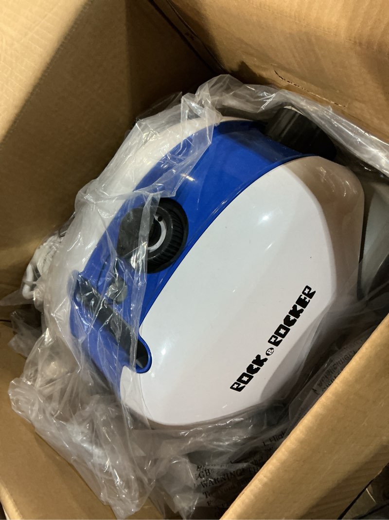 Condition photo showing Good Condition for (2023 upgrade) rock&rocker cordless robotic pool cleaner?pool vacuum with dual-drive motors, up to 90 mins runtime, powerful suction, cleaning for above or inground pools up to 861 sq ft, blue