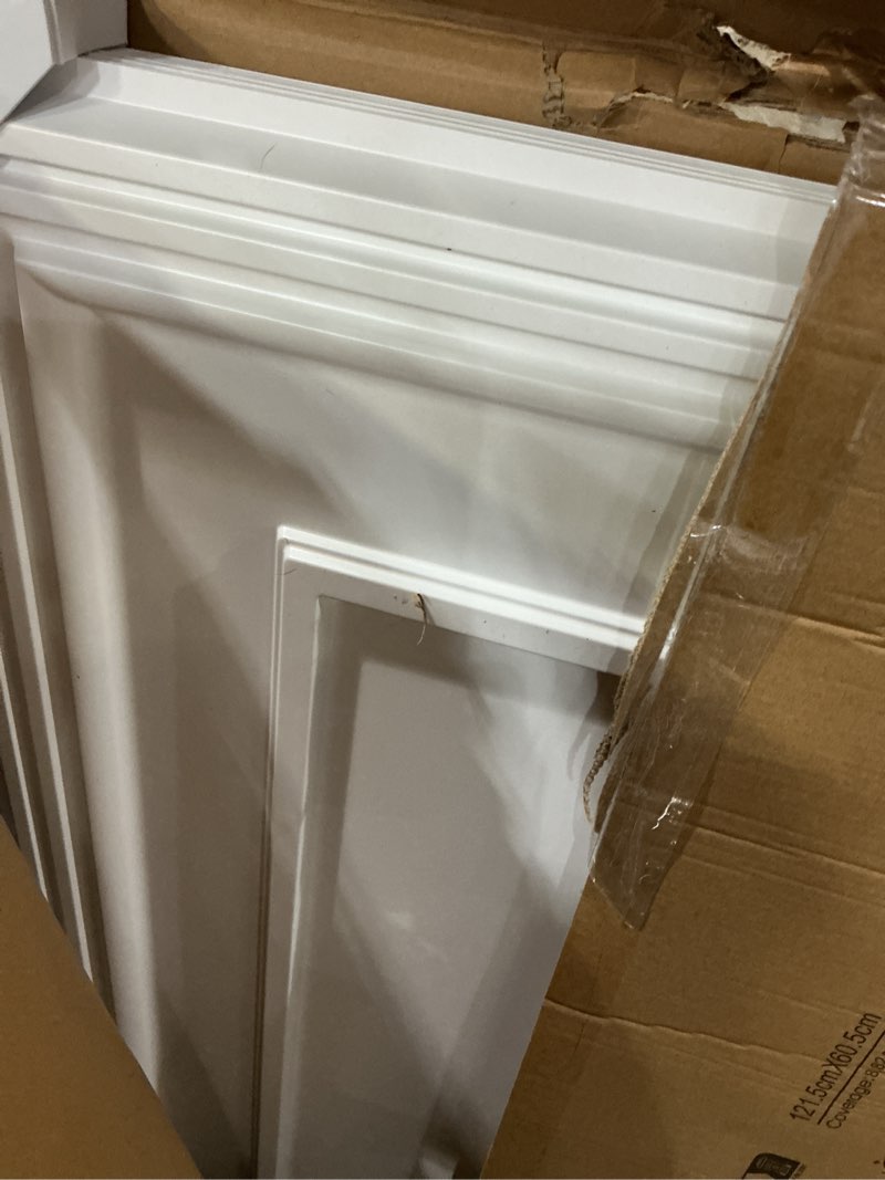 Condition photo showing Good Condition for art3d drop ceiling tiles, 24x48in. white (12-pack), polyvinyl chloride (pvc), glue down 24"x48" white 12