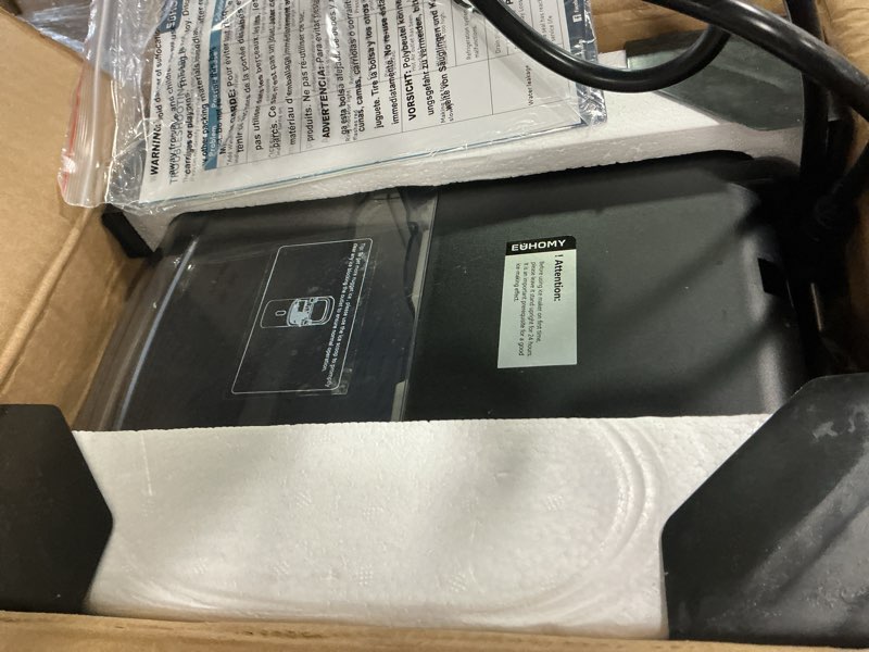 Condition photo showing Good Condition for EUHOMY Nugget Ice Makers Countertop, Pebble Ice Maker Machine with 35lbs/24H Soft Ice, Self-Cleaning Sonic Ice Maker with Ice Scoop&Basket, Pellet Ice Maker for Home/Kitchen/Office(Stainless Steels) Silver