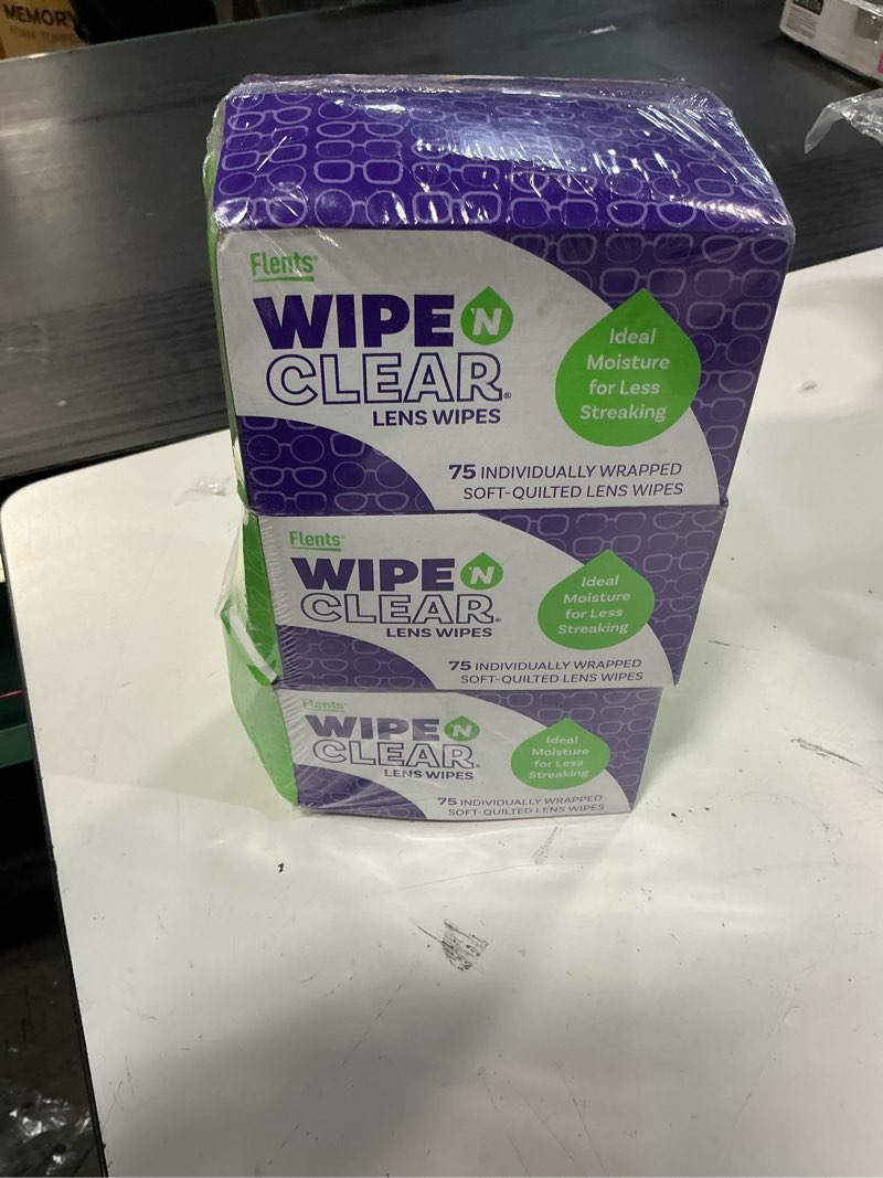 Condition photo showing Good Condition for flents wipe n clear lens wipes (225 count)