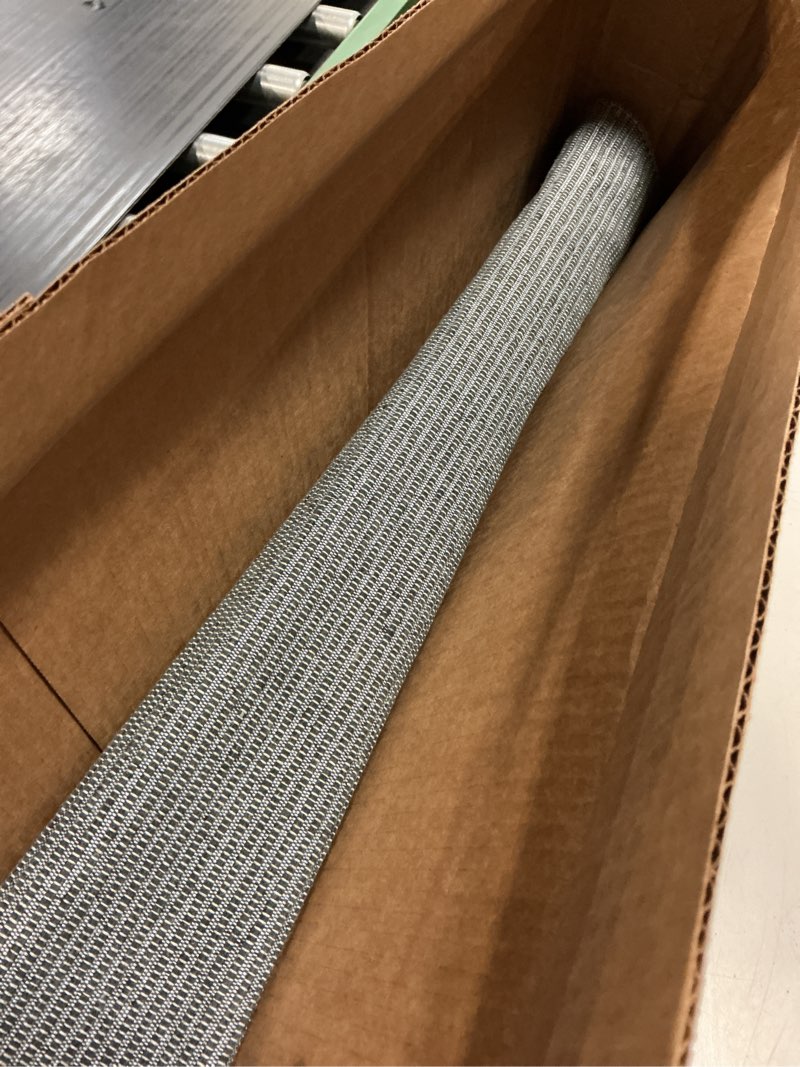 Condition photo showing Good Condition for jonathan y machine washable white/gray indoor area rug 3x5 ft, sloane classic 2-stripe border for living room, bedroom, kitchen, office, easy-cleaning, pet-friendly, non-shedding wsh125b-3 white/gray 2'11" x 5' (rectangular)