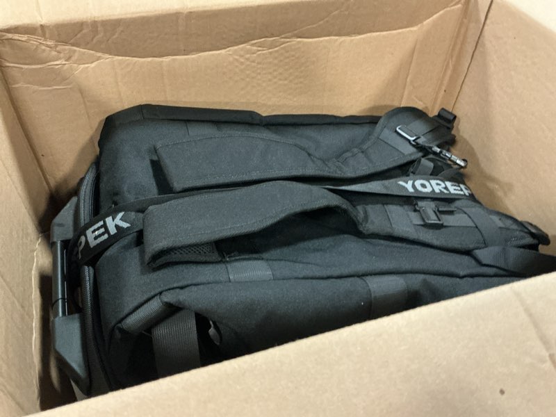 Condition photo showing As Is for YOREPEK Ski & Snowboard Bag with Wheels, Upgraded All-Terrain Large Wheels, Extendable 160–175cm Water Resistant Padded Ski Bags for Air Travel with Backpack & Shoulder Strap, Mini Pocket for AirTag Black