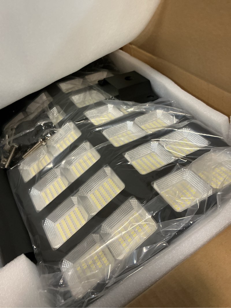 Condition photo showing Good Condition for deepn 8000w solar street light, 480000 lumens dusk to dawn led flood lights outdoor motion sensor, ip66 waterproof commercial grade solar outdoor lights with remote control for parking lot 1
