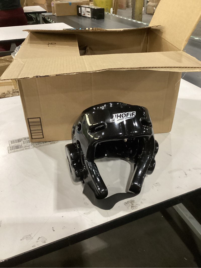 Condition photo showing As Is for JHOFIF Kids & Adults Boxing Helmet, Martial Arts Sparring Headgear for Karate, Kickboxing, Taekwondo