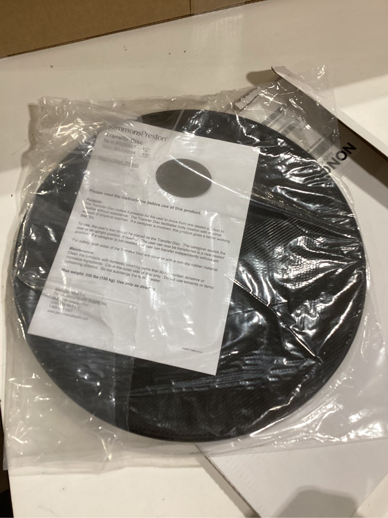 Condition photo showing Good Condition for Transfer Disc, Pivot Disc for Transfers, Weight Transfer Device & Mobility Aid with 360 Degree Rotation for Turns, Change in Direction, & Transferring Between Seats, 15inch Diameter(Large) 15 Inch Diameter