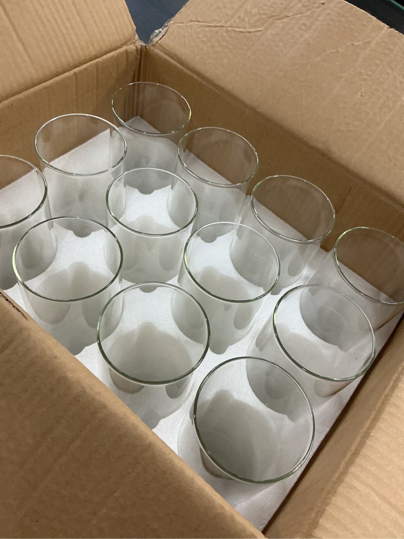 Condition photo showing Good Condition for tbwind 12pcs glass cylinder vases 12 inch tall clear flower vases for centerpieces wedding decoration, hurricane floating candle holder for party table home decor 12 pack 12 inch