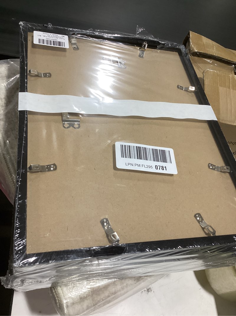 Condition photo showing Good Condition for 10x13 picture frame set of 6, black frame for 10 x 13 inch picture poster photo, light weight and high transparent 10 by 13 frame for wall - 6 pack/black/10 x13 6 10x13