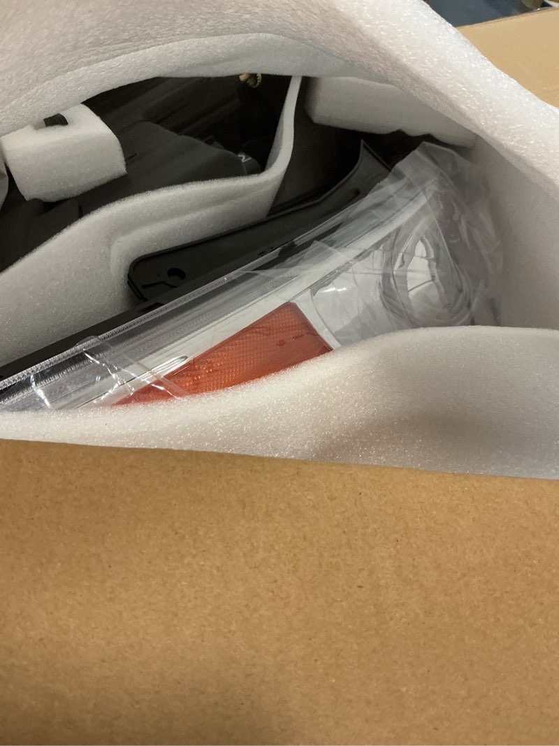 Condition photo showing Good Condition for driver side and passenger side headlights assembly halogen replacement for sonata 2011-2014 housing chrome lamp lh rh 2pcs