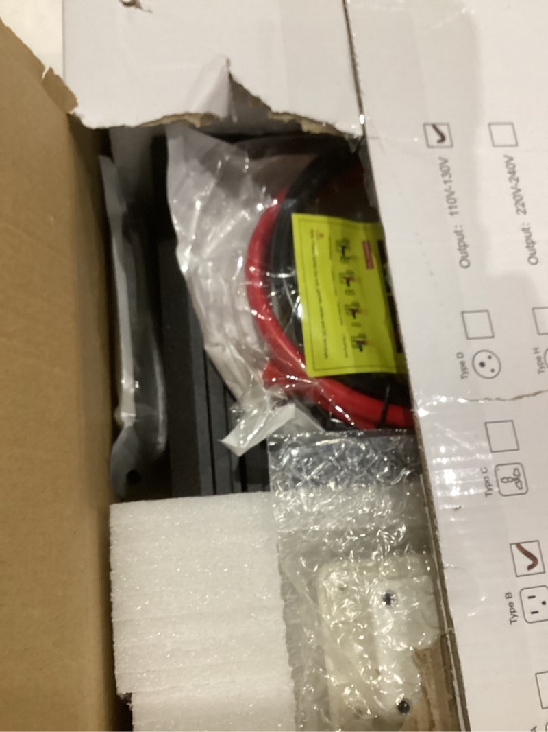 Condition photo showing New/Like New for (Damaged box)  LANDERPOW Pure Sine Wave 3500W Power Inverter 12V DC to 120V AC for RV, Truck, Home, Off-Grid, Solar, Inverter with 3 AC Outlet, 30W USB-C, 5V 3.1A USB, Hardwire Port, 15FT Remote Control, Surge 7000W 12V-3500W Pure Sine Wave Inverter