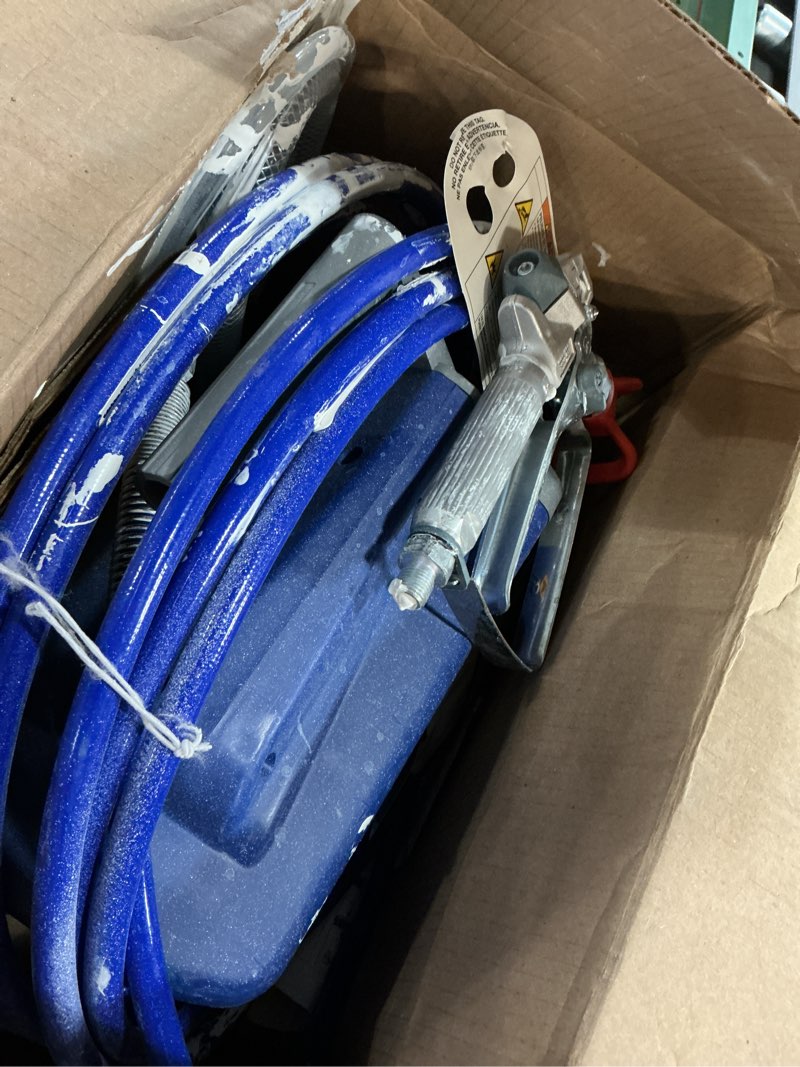 Condition photo showing As Is for graco magnum 2800 psi metal airless sprayer