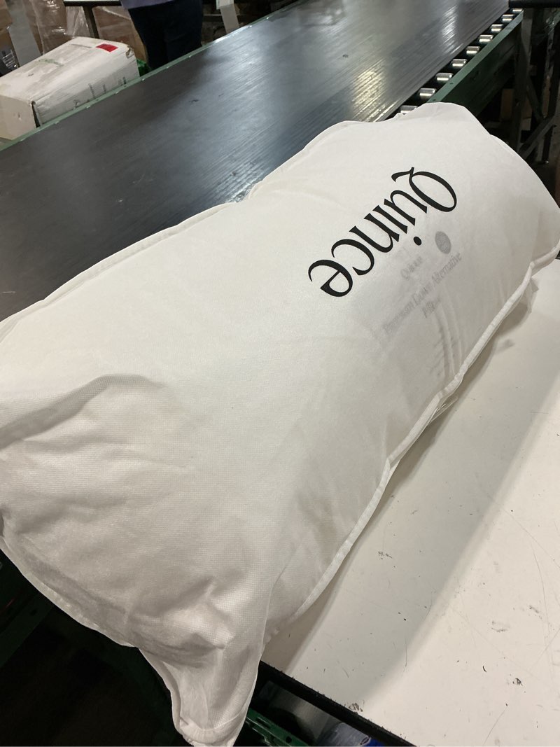 Condition photo showing New/Like New for premium down alternative pillow (size king)