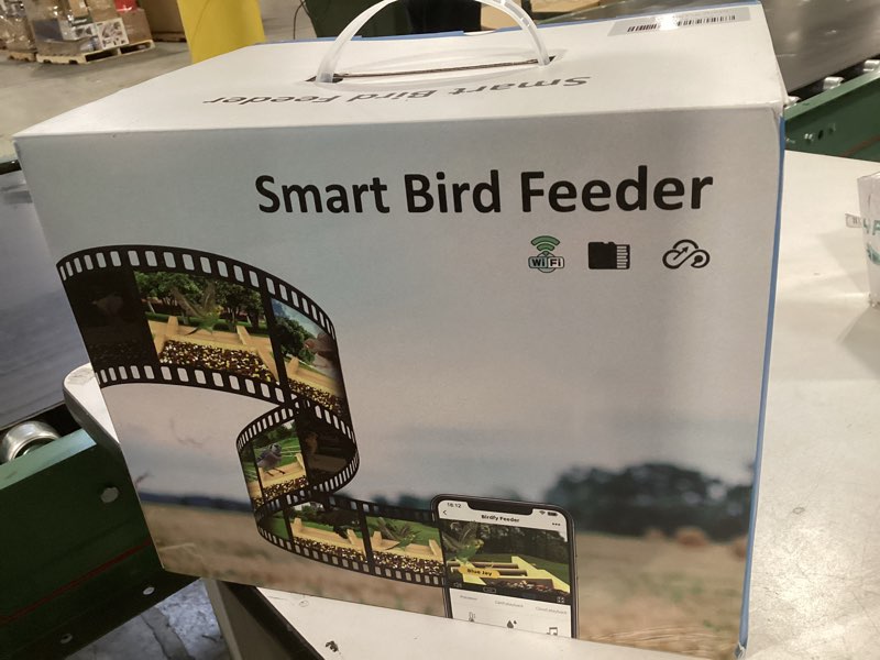 Condition photo showing New/Like New for AXIFOUJ Smart Bird Feeder with Camera 2.5K HD Full Color Night Vision Outdoor Camera, Solar Panels AI recognizes 12,000 Bird Species, Bamboo Birdhouse, A Great Gift for mom and Nature Lovers