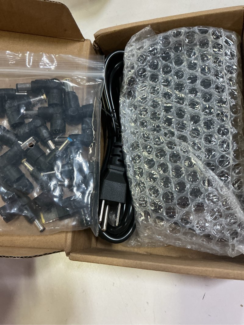 Condition photo showing Good Condition for 90W Universal Laptop Charger AC Adapter Replacement for Dell HP Acer Asus Lenovo IBM Toshiba Samsung Gateway Sony Fujitsu Notebook Ultrabook Chromebook Power Supply Cord