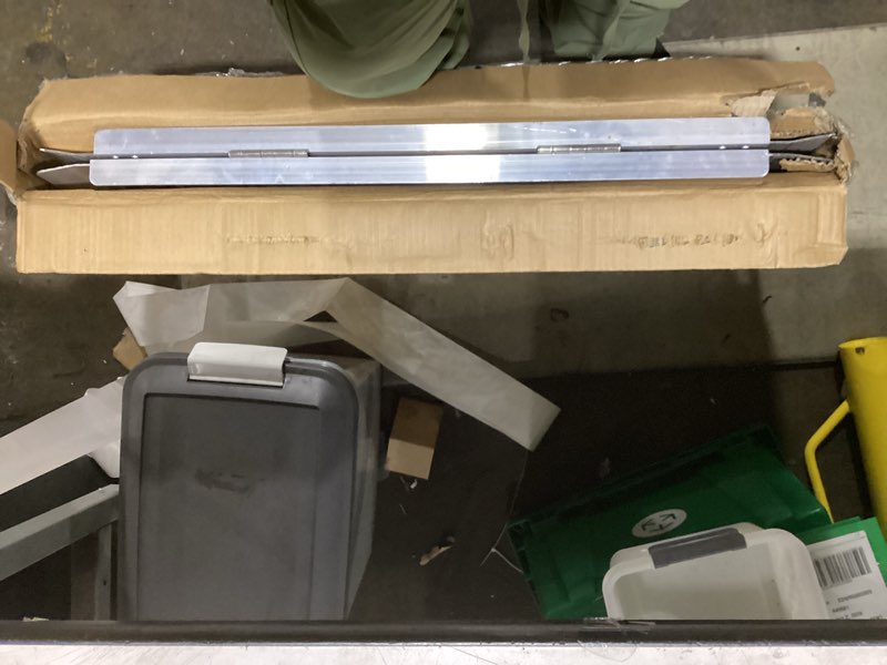 Condition photo showing Good Condition for 3ft portable wheelchair ramp, non-slip aluminum folding handicap ramp, 800 lbs capacity door threshold ramps for home steps, scooter ramp for car, doorways, curbs, stairs, cart, wheel chair steps 3ft (usable height 3-9 inch)