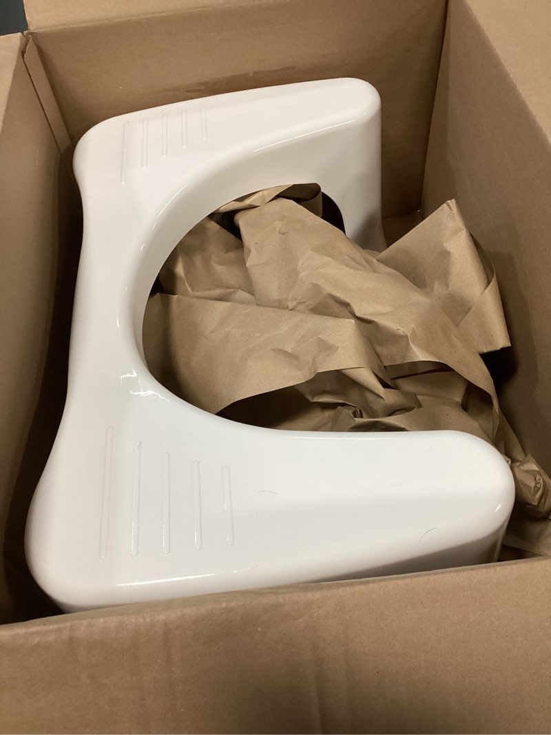 Condition photo showing Good Condition for Squatty Potty Simple Curve Bathroom Toilet Stool 7" White