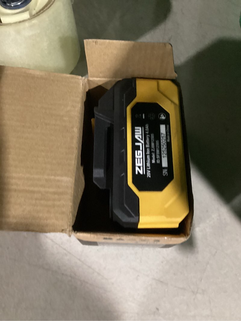 Condition photo showing Good Condition for 20V 1-Pack 4.0Ah Lithium Battery for Garden Cordless Power Tools(Snow Shovel for B0FDWWP7NH,B0FDW34739)